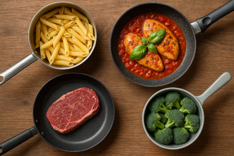 Welke pan gebruik je voor welk gerecht?